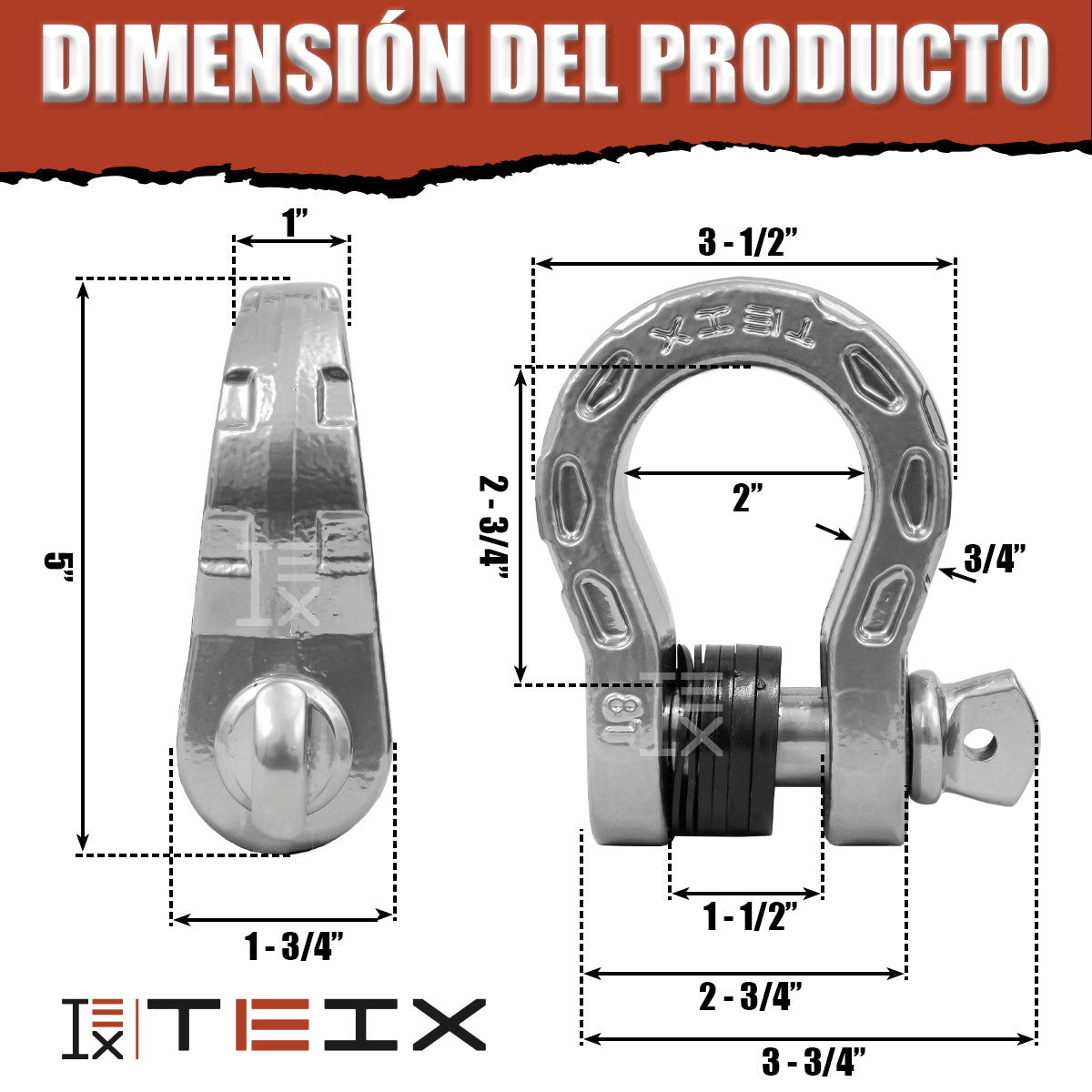 MEGA GRILLETE DE UNION TEIX OFF ROAD