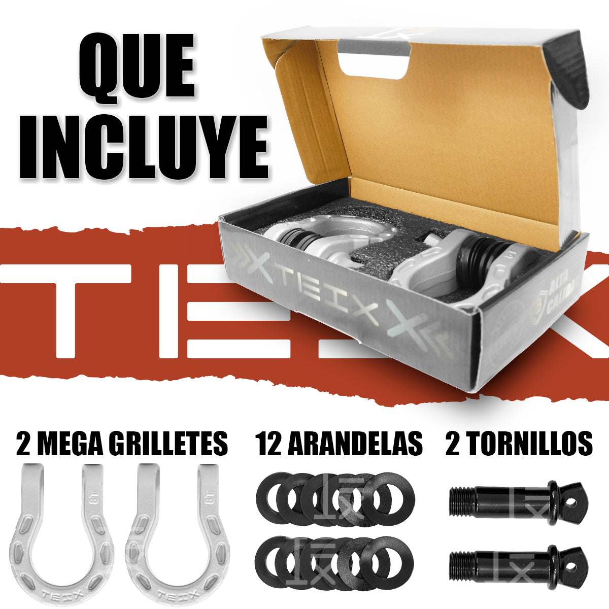 MEGA GRILLETE DE UNION TEIX OFF ROAD