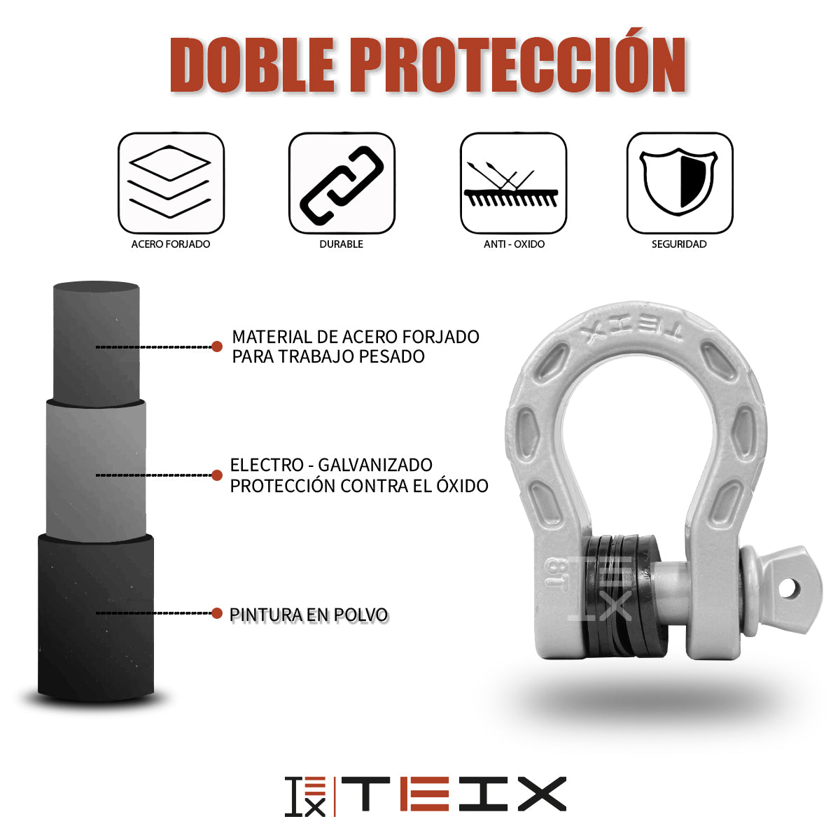 MEGA GRILLETE DE UNION TEIX OFF ROAD