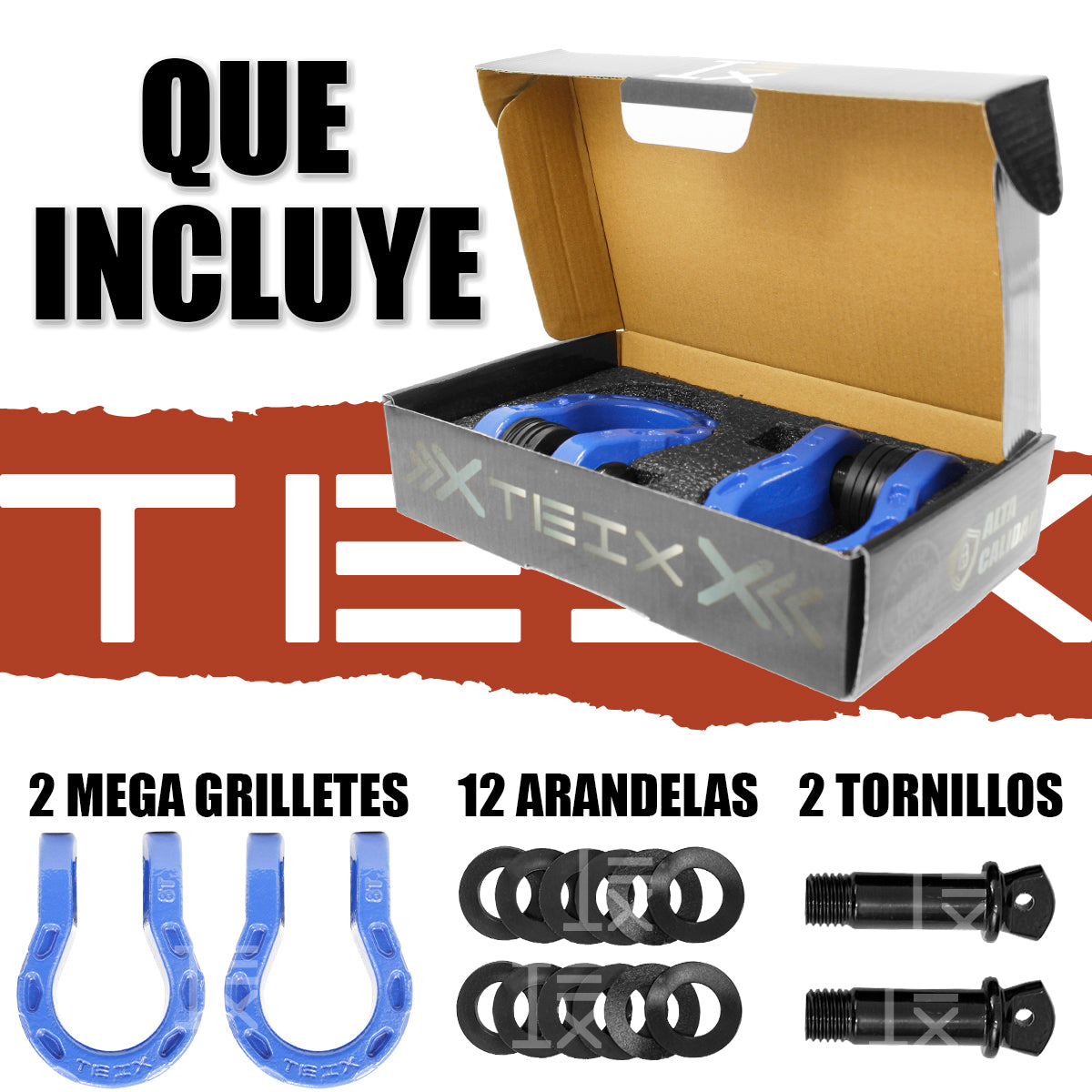 MEGA GRILLETE DE UNION TEIX OFF ROAD