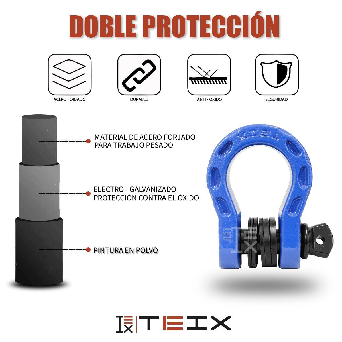 MEGA GRILLETE DE UNION TEIX OFF ROAD