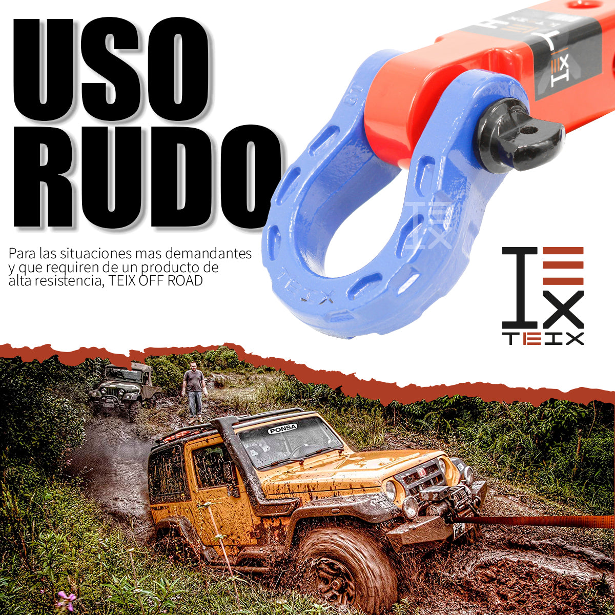 MEGA GRILLETE DE UNION TEIX OFF ROAD