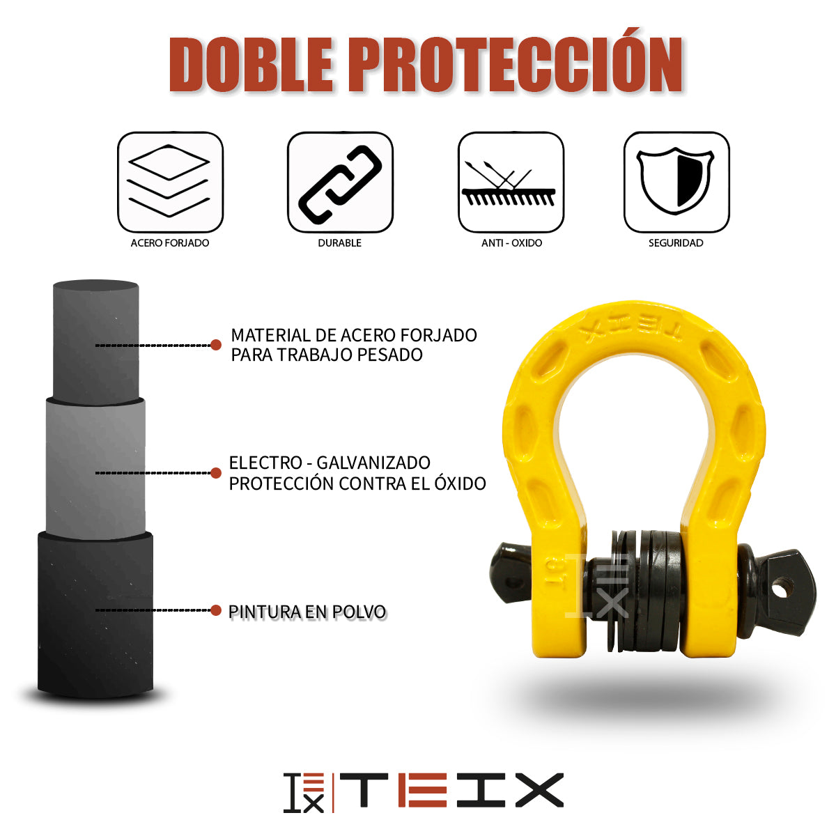 MEGA GRILLETE DE UNION TEIX OFF ROAD