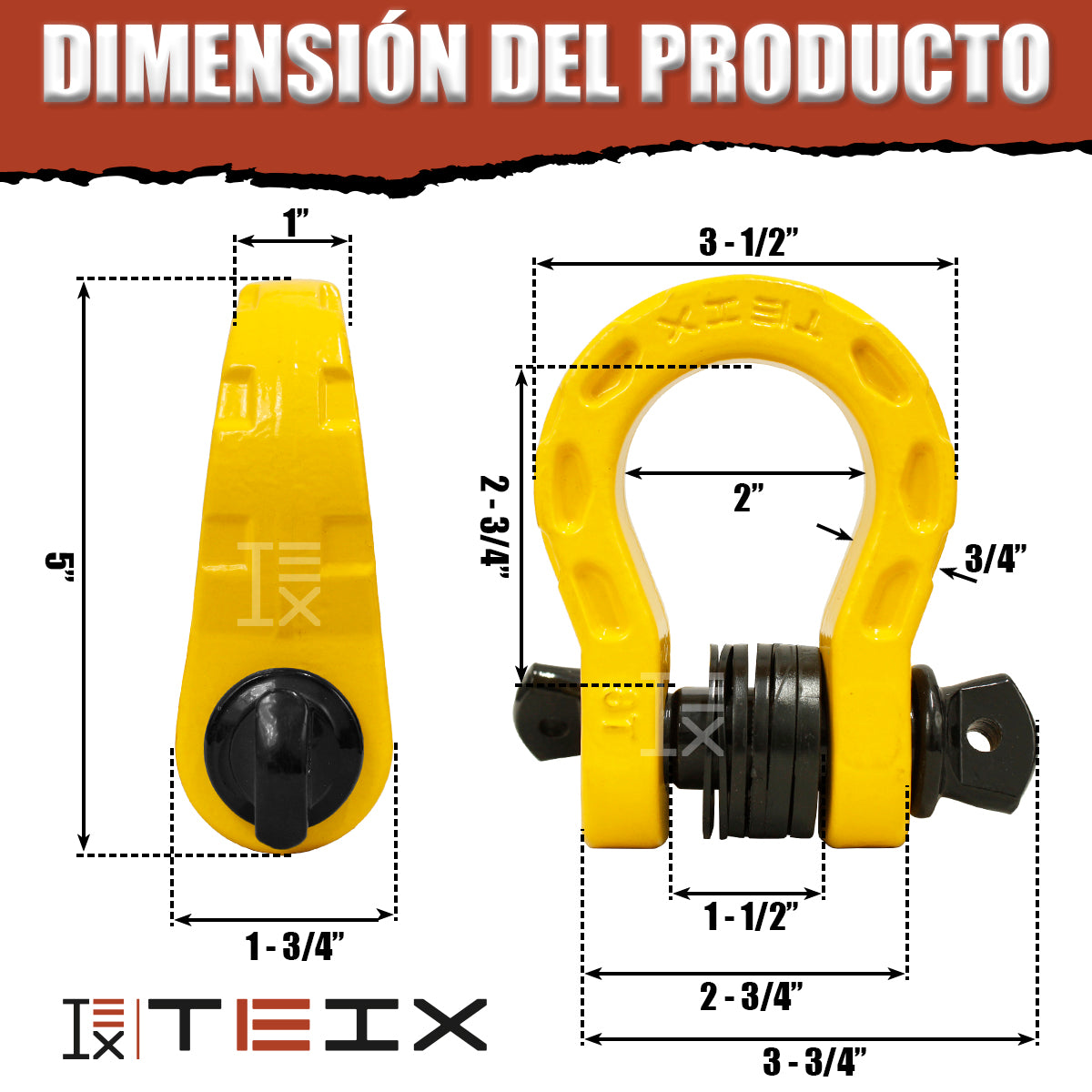 MEGA GRILLETE DE UNION TEIX OFF ROAD