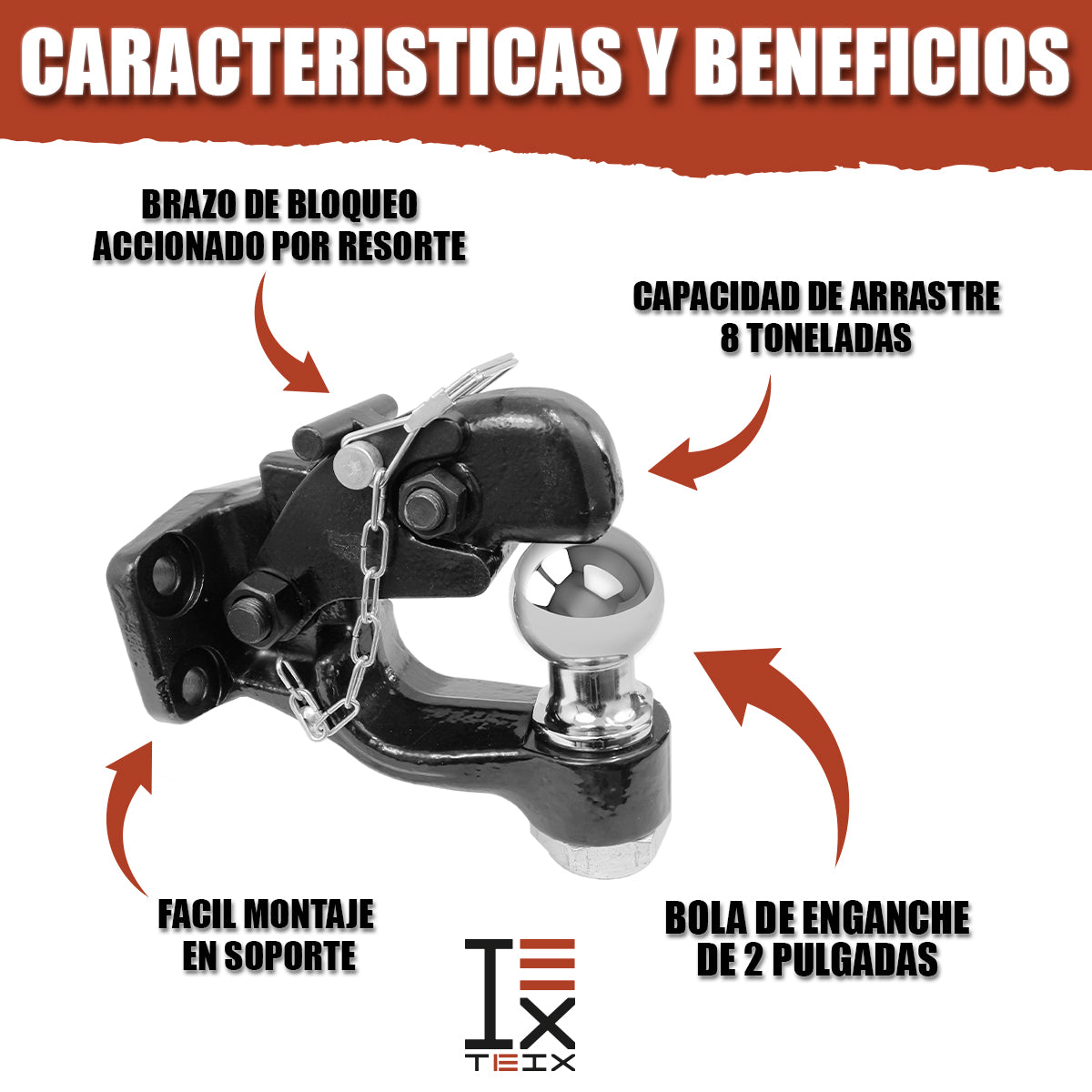 GANCHO DE BOLA Y PINTLE