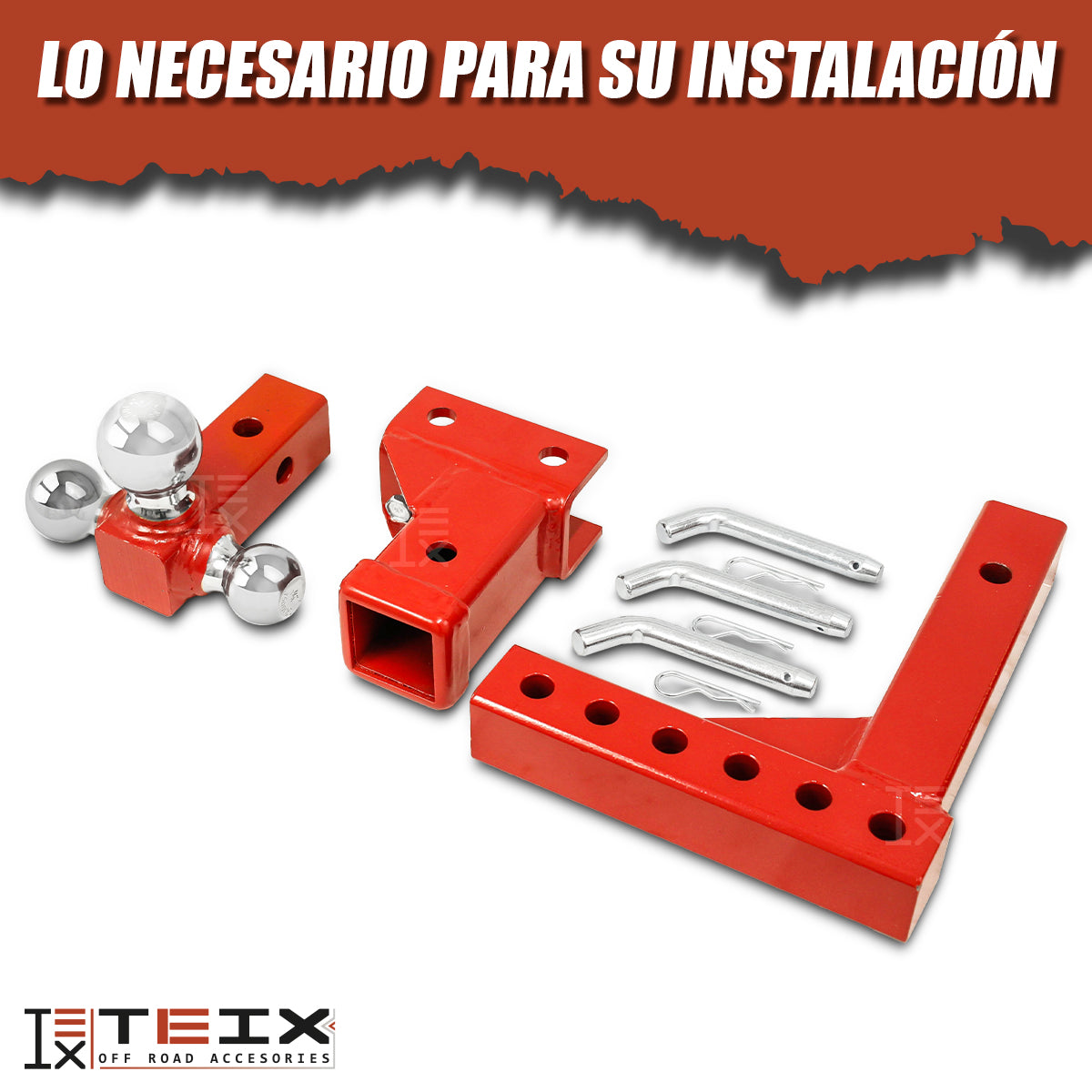 ACOPLAMIENTO DE ENGANCHE PARA AUTOMOVIL AJUSTABLE