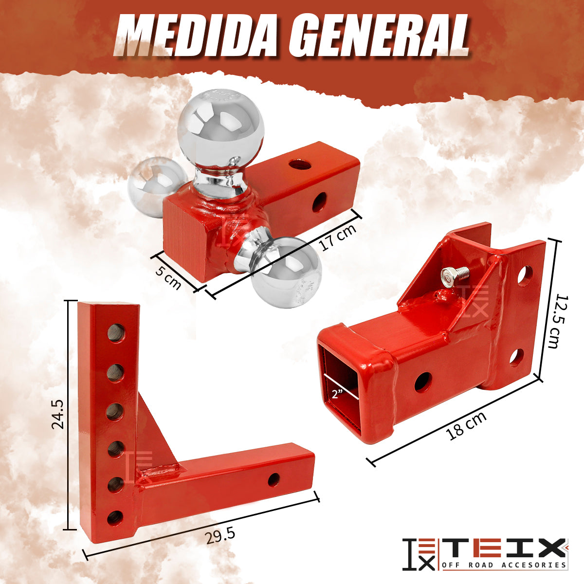 ACOPLAMIENTO DE ENGANCHE PARA AUTOMOVIL AJUSTABLE