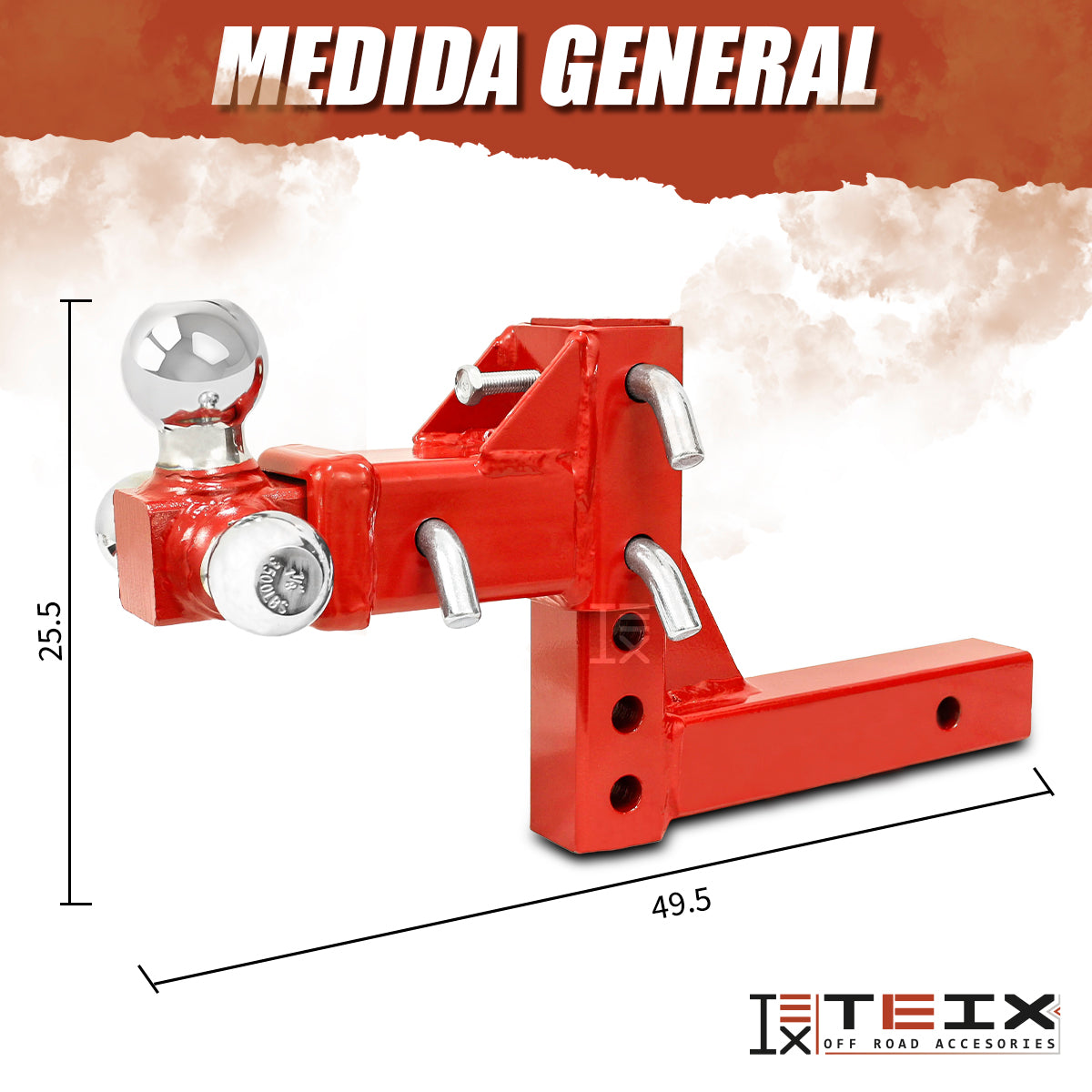 ACOPLAMIENTO DE ENGANCHE PARA AUTOMOVIL AJUSTABLE