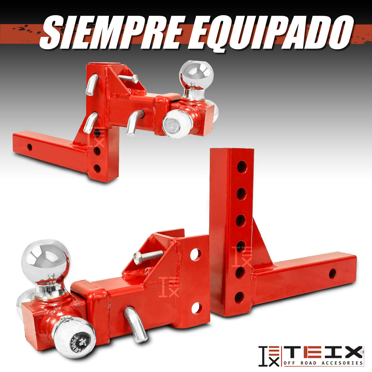 ACOPLAMIENTO DE ENGANCHE PARA AUTOMOVIL AJUSTABLE