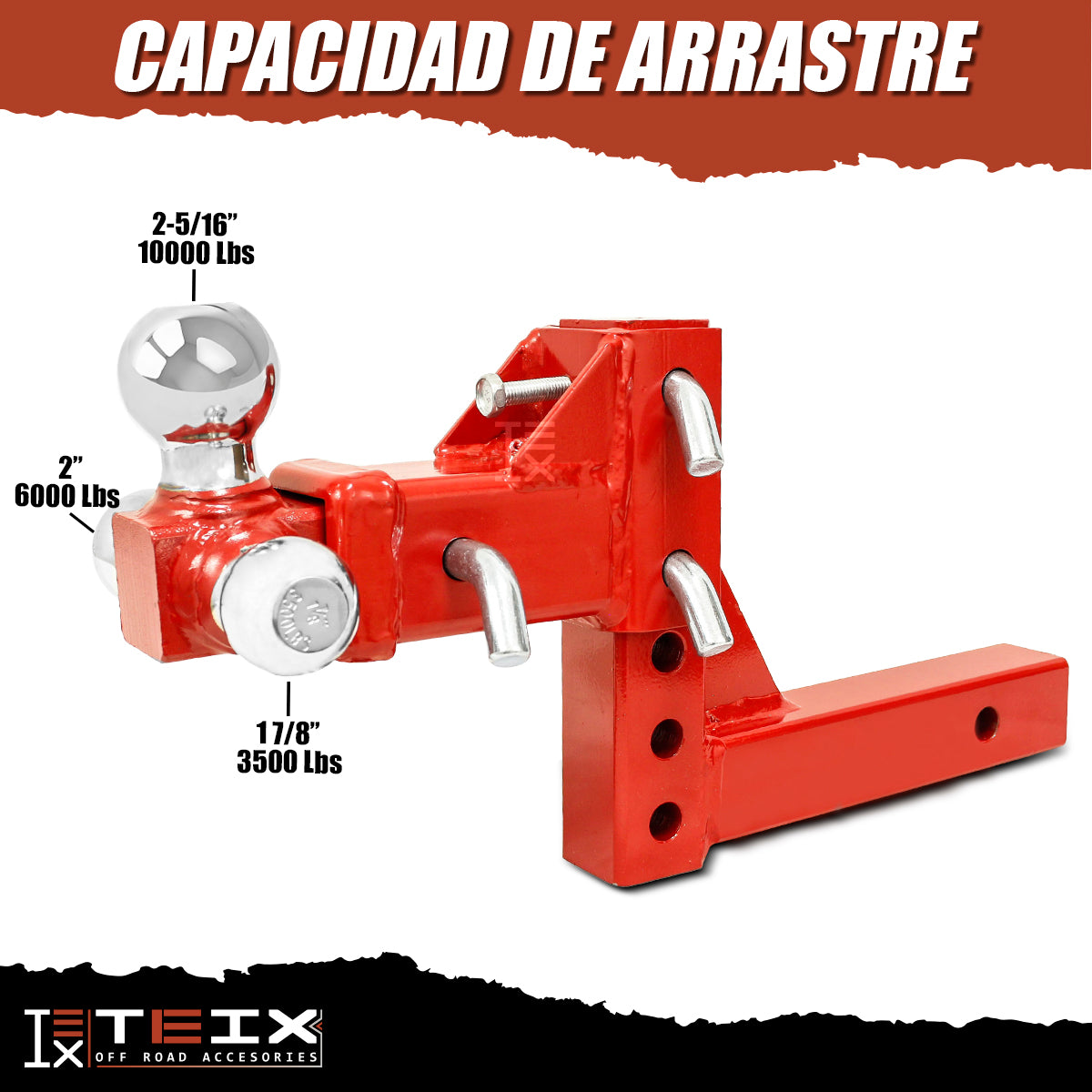 ACOPLAMIENTO DE ENGANCHE PARA AUTOMOVIL AJUSTABLE