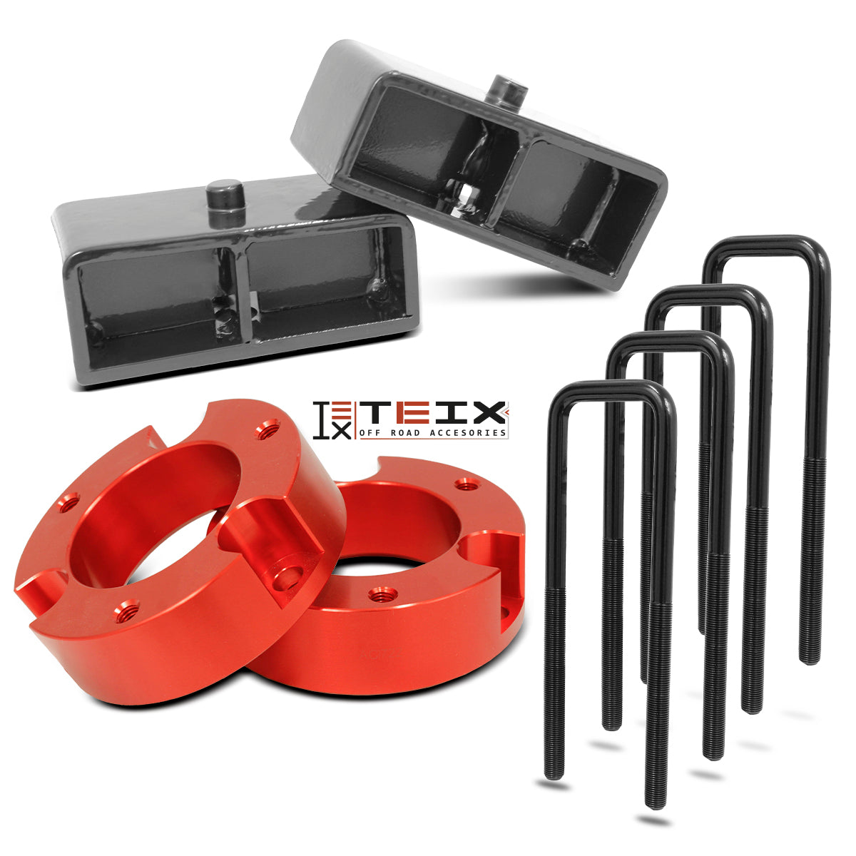 KIT DE NIVELACIÓN ELEVACIÓN DE 3 PULGADAS TEIX OFF ROAD PARA TOYOTA TACOMA Y TOYOTA HILUX 2005 - 2023