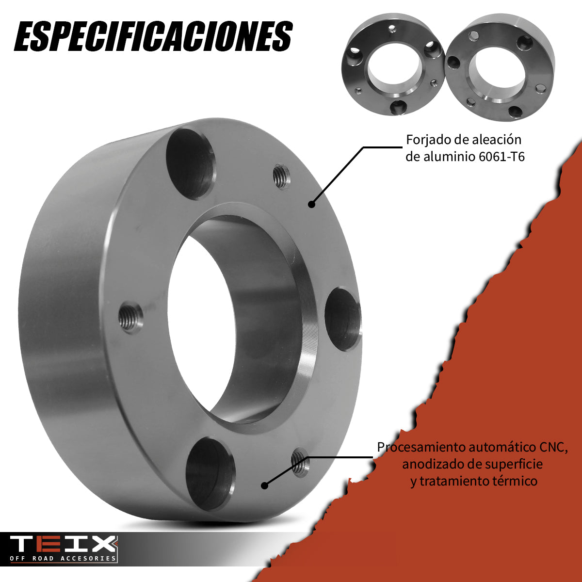 KIT DE ELEVACIÓN 2.5" TEIX PARA FORD F-150 2004 - 2020