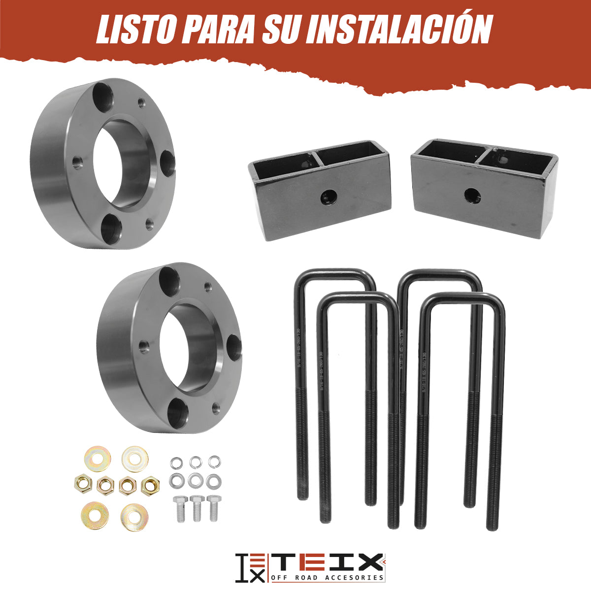 KIT DE ELEVACIÓN 2.5" TEIX PARA FORD F-150 2004 - 2020