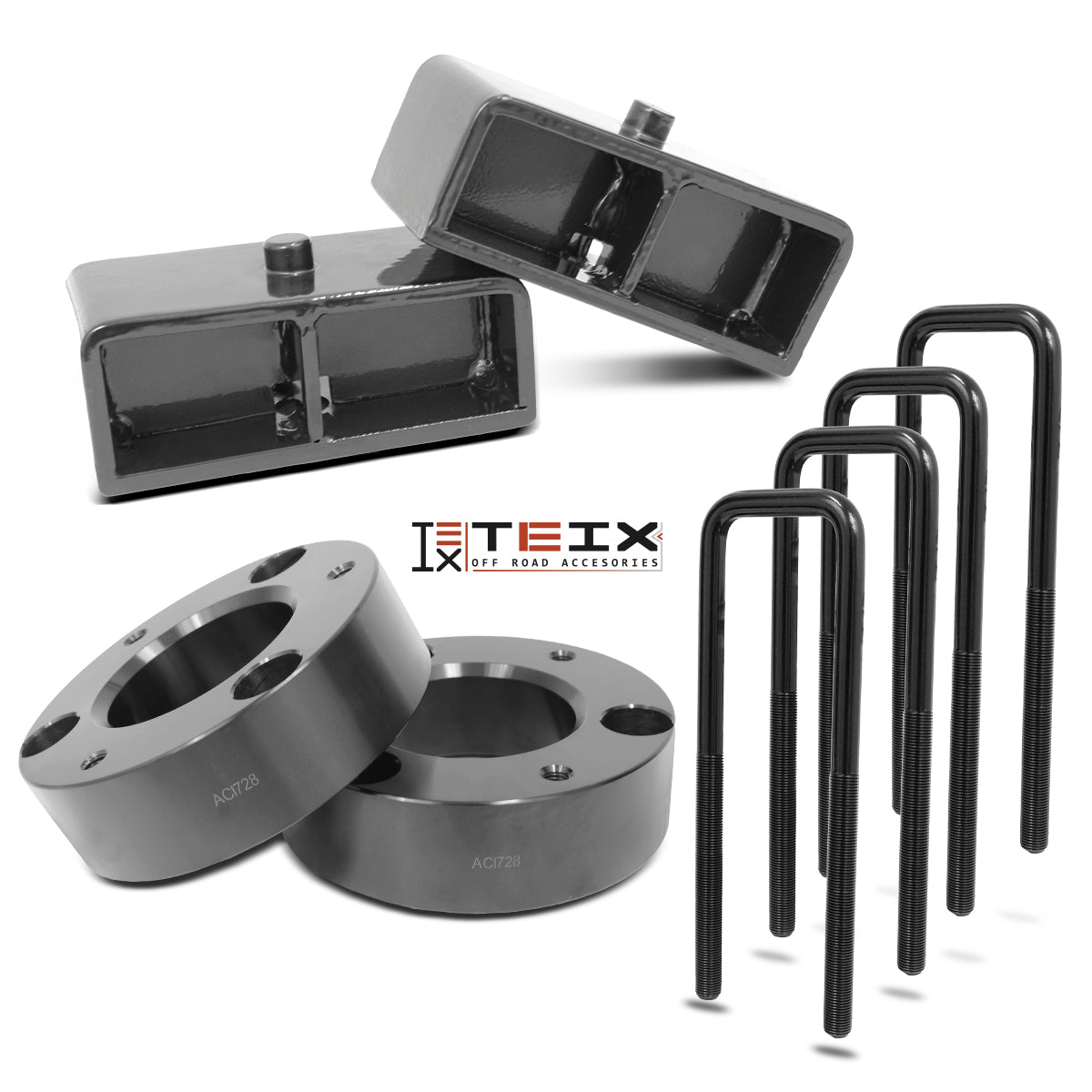 KIT ELEVACIÓN SUSPENSIÓN 2.5PULG CHEVROLET SILVERADO/CHEYENNE, GMC SIERRA 1500 2007 AL 2022