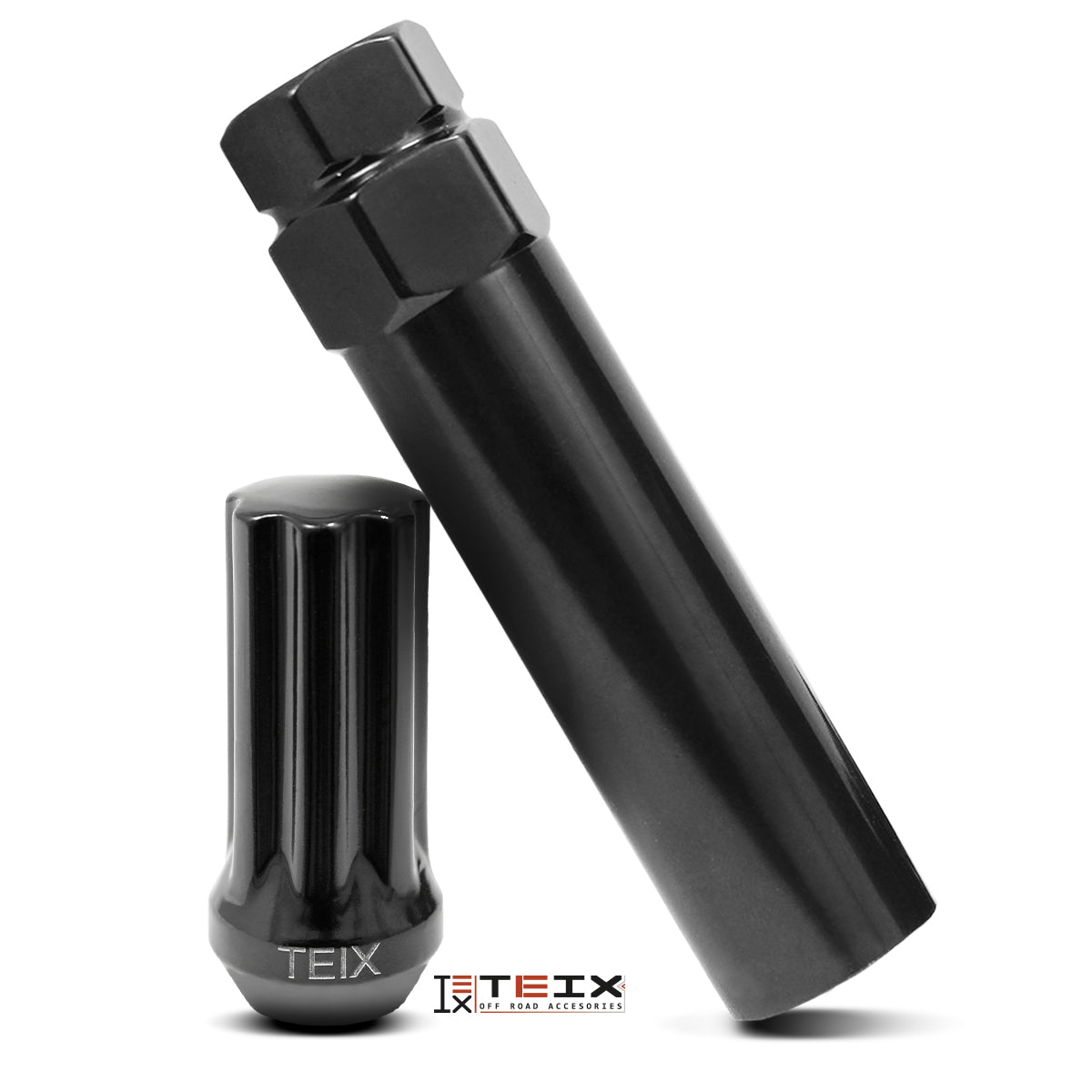 TUERCAS BIRLOS 14X1.5 24PZ SEGURIDAD TEIX OFF ROAD NEGROS