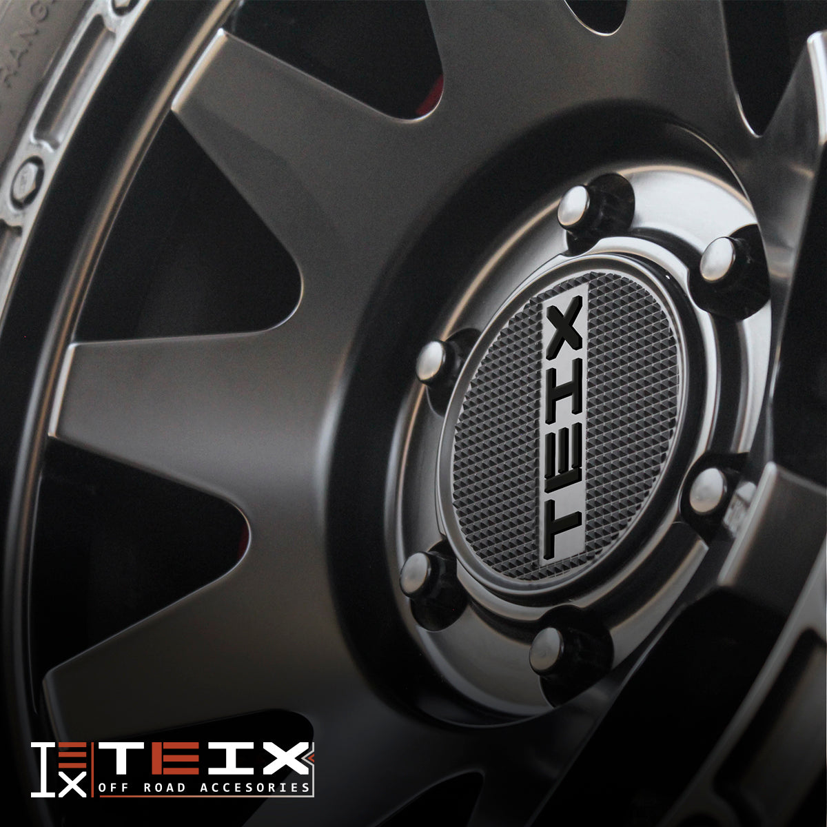 TUERCAS BIRLOS 14X1.5 24PZ SEGURIDAD TEIX OFF ROAD NEGROS