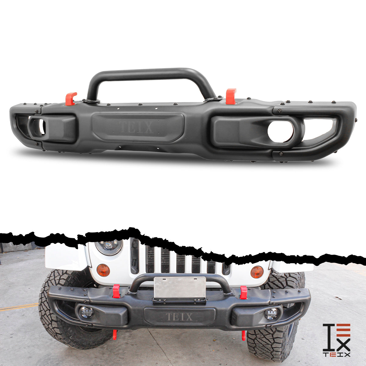 DEFENSA DELANTERA ANIVERSARIO JEEP WRANGLER JK 2007 A 2017