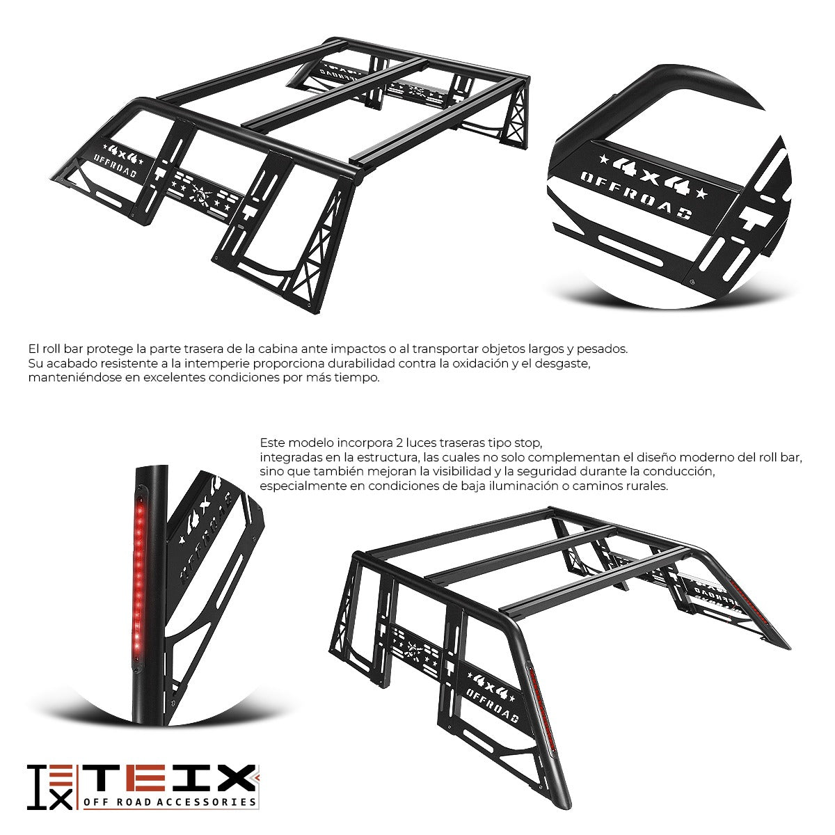 ROLL BAR DE CARGA TEIX OFF ROAD VARIAS APLICACIONES