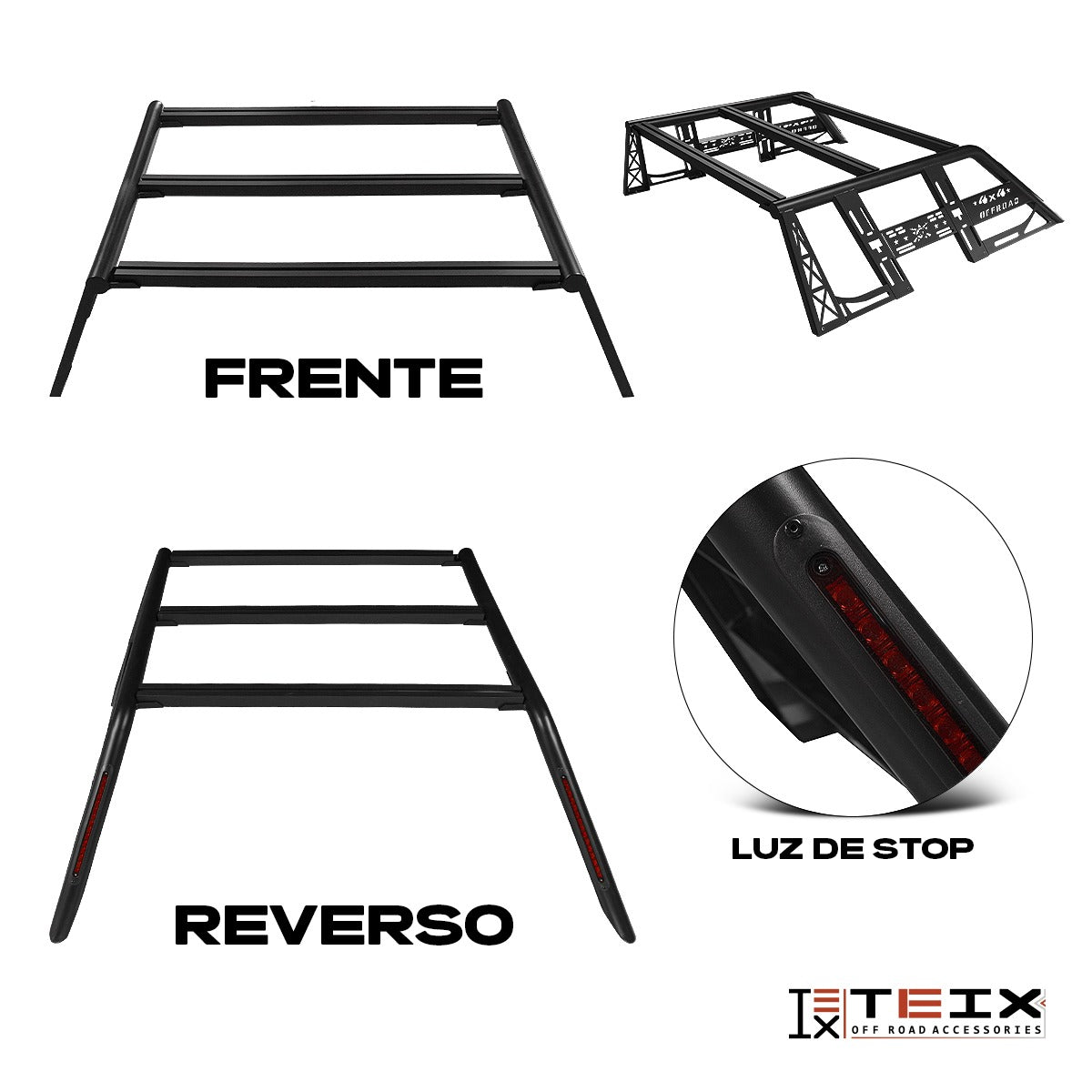 ROLL BAR DE CARGA TEIX OFF ROAD VARIAS APLICACIONES