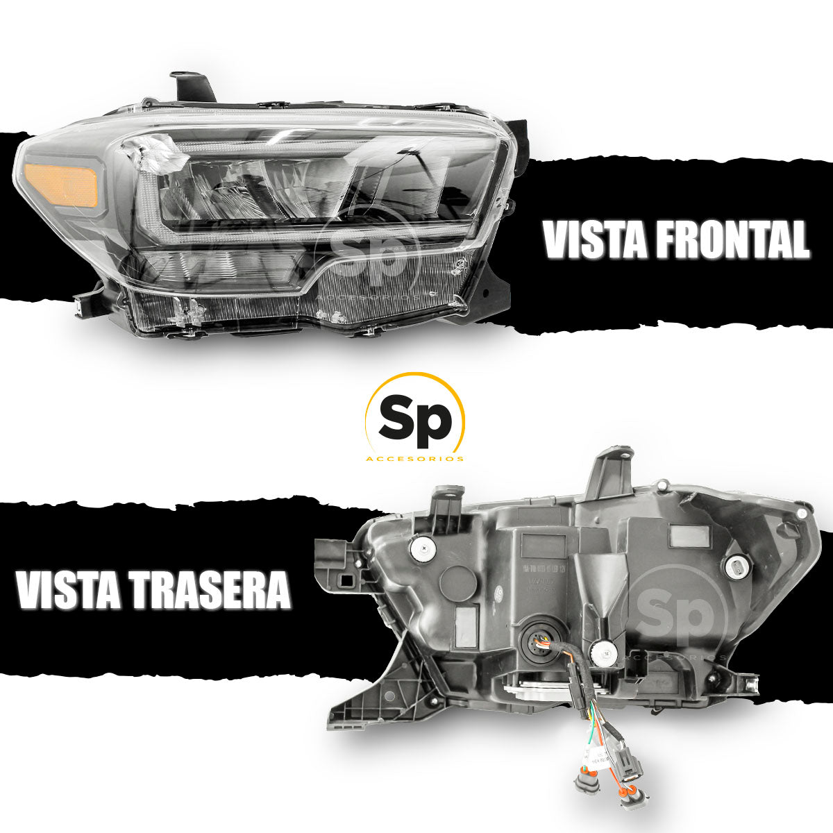 FAROS PRINCIPALES LED PARA TOYOTA TACOMA 2016 A 2022