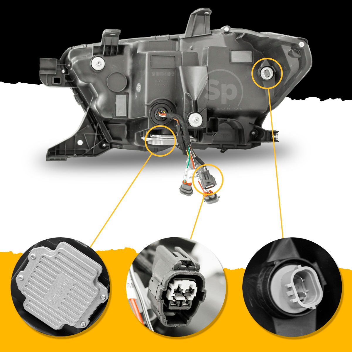 FAROS PRINCIPALES LED PARA TOYOTA TACOMA 2016 A 2022