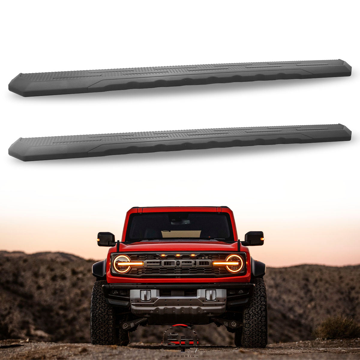 ESTRIBOS PARA FORD BRONCO 4 PUERTAS 2020 - 2024