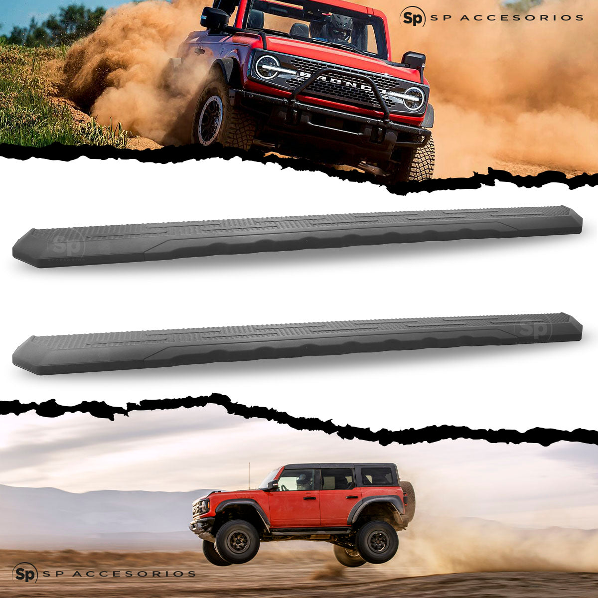 ESTRIBOS PARA FORD BRONCO 4 PUERTAS 2020 - 2024