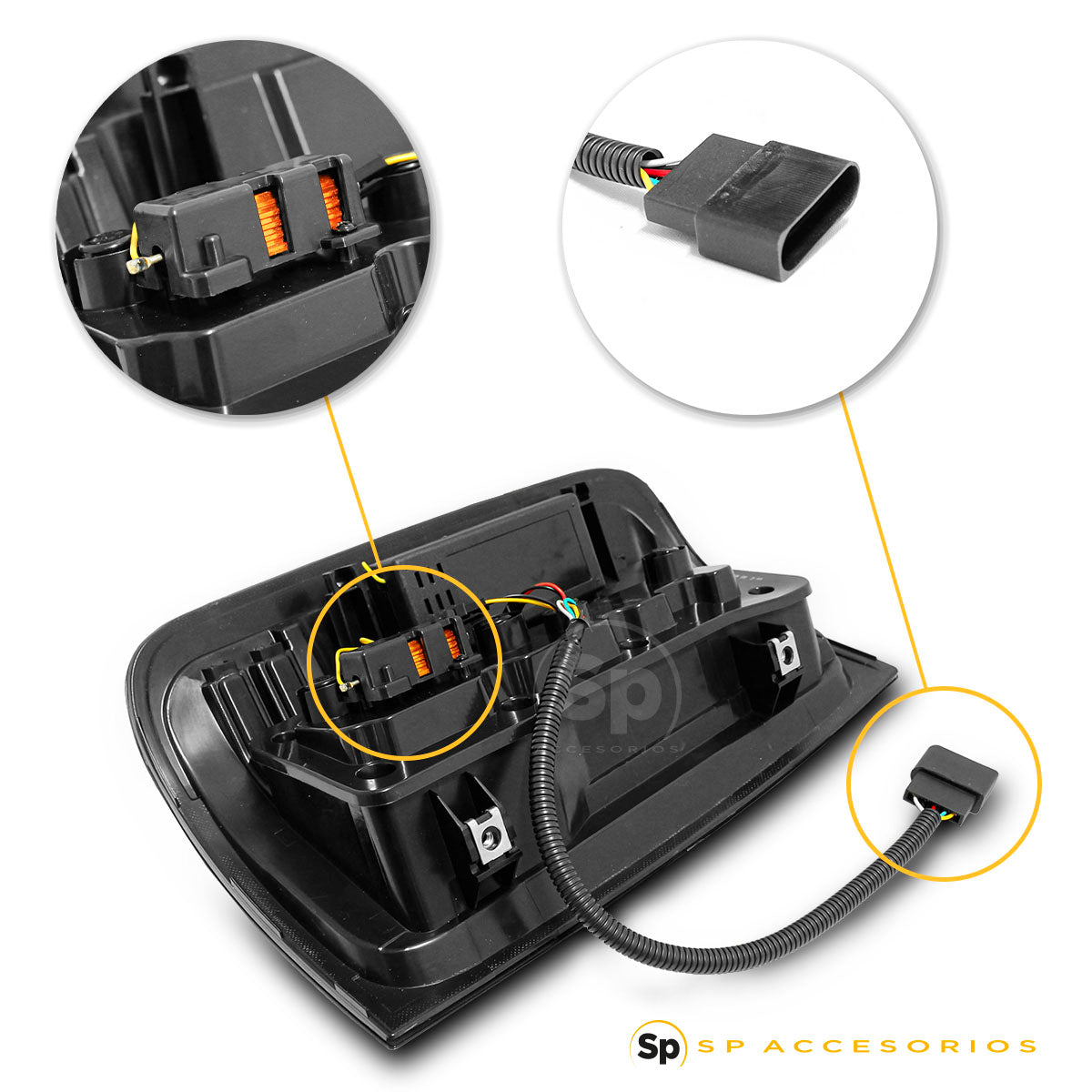 PAR CALAVERAS TRASERAS LED HUMO PARA VOLKSWAGEN AMAROK 2011 - 2020