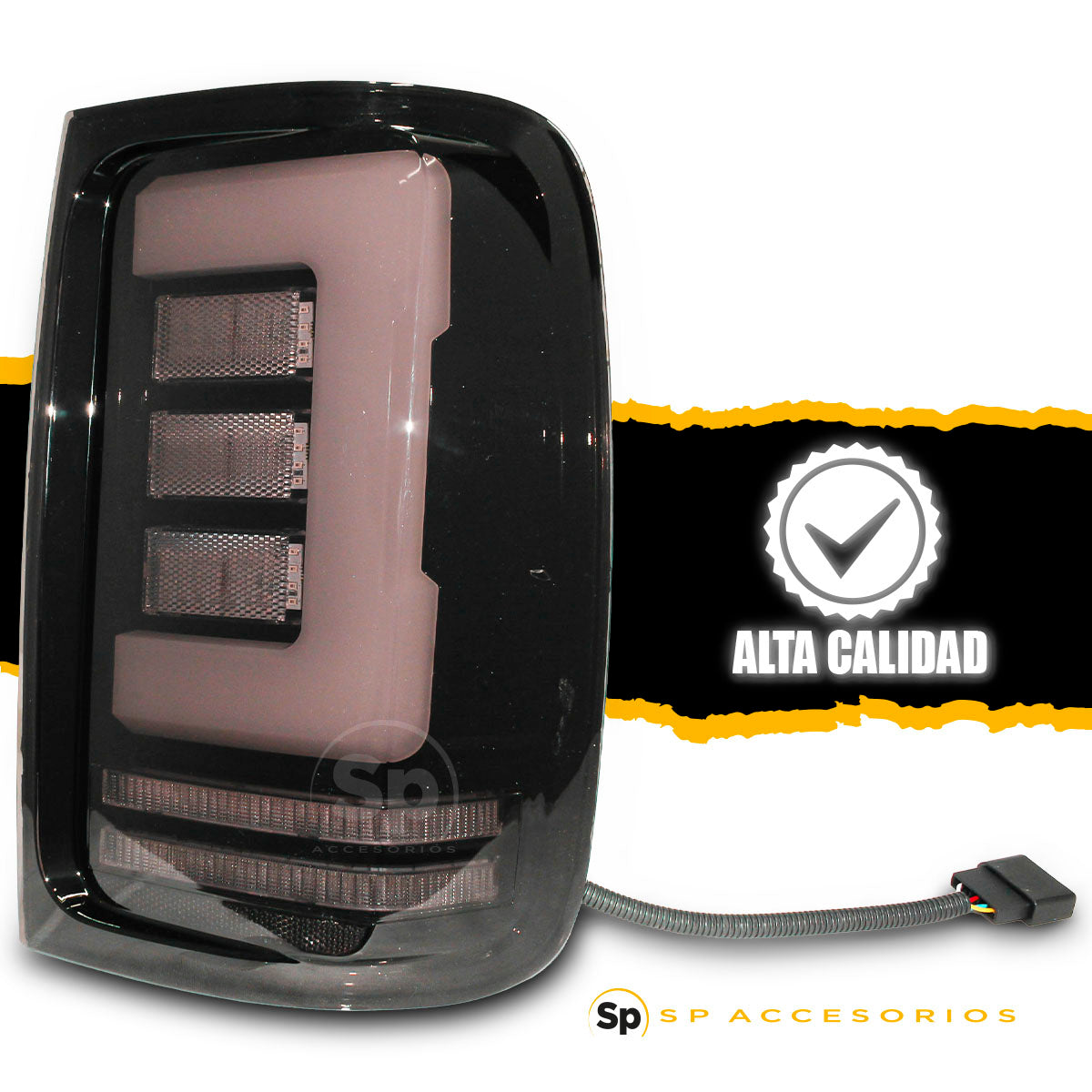 PAR CALAVERAS TRASERAS LED HUMO PARA VOLKSWAGEN AMAROK 2011 - 2020