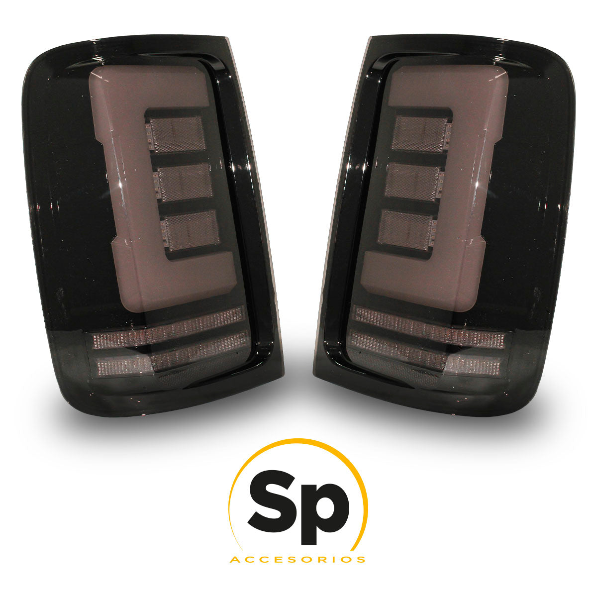 PAR CALAVERAS TRASERAS LED HUMO PARA VOLKSWAGEN AMAROK 2011 - 2020