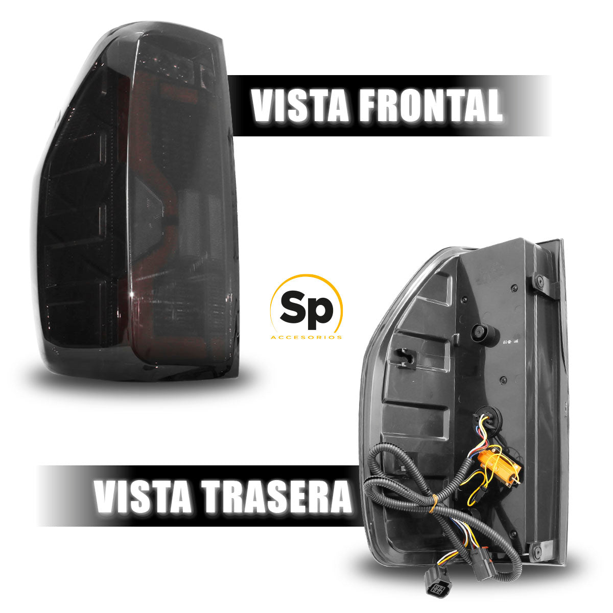 PAR CALAVERAS TRASERAS LED PARA FORD RANGER 2012 - 2022