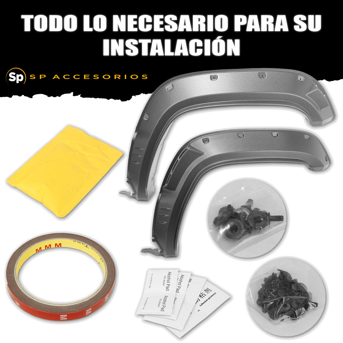 CANTONERAS PLASTICO ABS G WAGON OFF ROAD PARA SUZUKI JIMNY 2020 - 2023