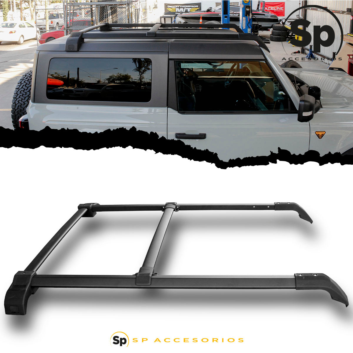 BARRAS PORTA EQUIPAJE TIPO OEM PARA FORD BRONCO 2021 - 2022