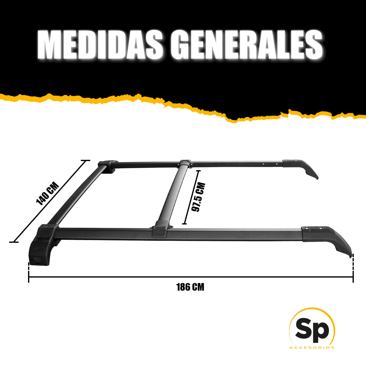 BARRAS PORTA EQUIPAJE TIPO OEM PARA FORD BRONCO 2021 - 2022