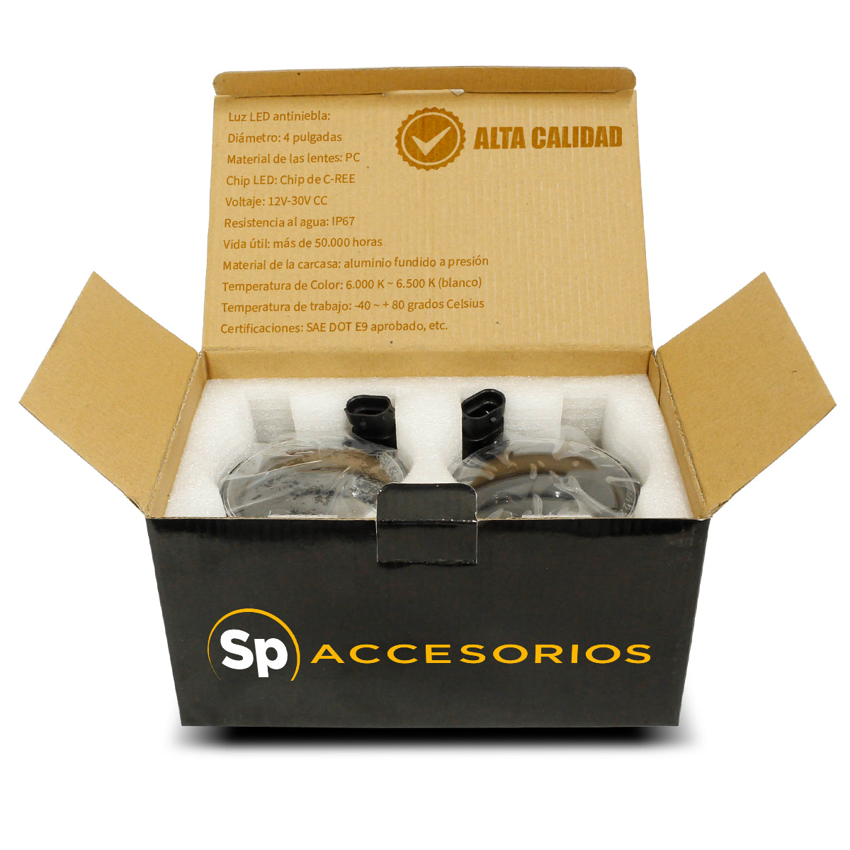 FAROS NIEBLA PARA SUZUKI JIMNY 2019 A 2024 LUZ LED