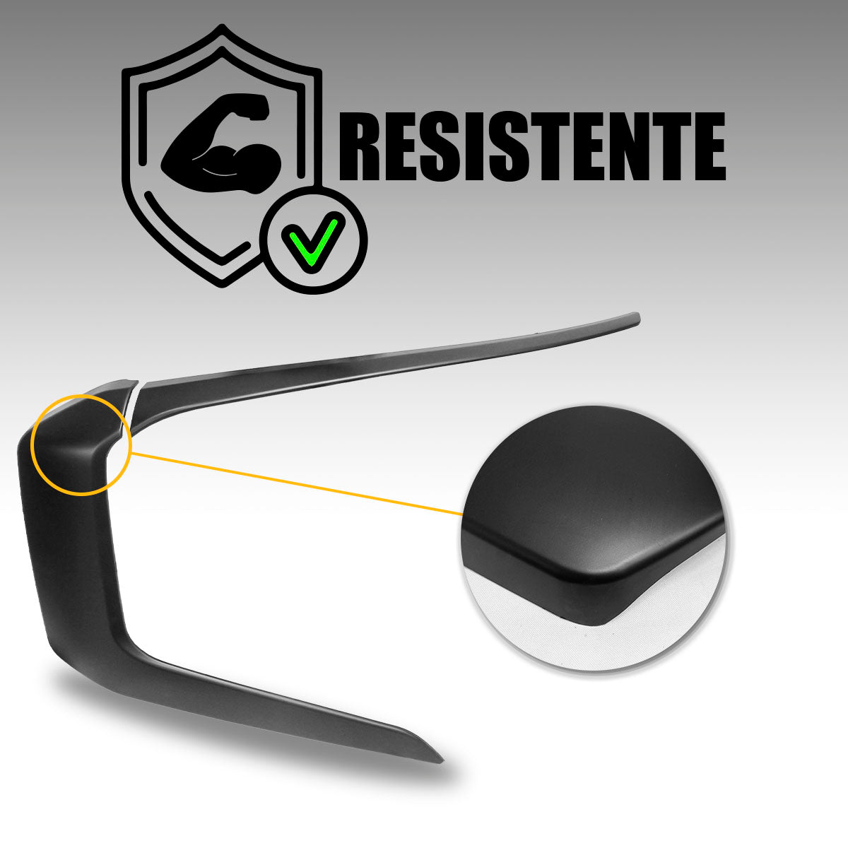 MOLDURA DE DEFENSA DELANTERA PARA MITSUBISHI L200 2019 - 2023