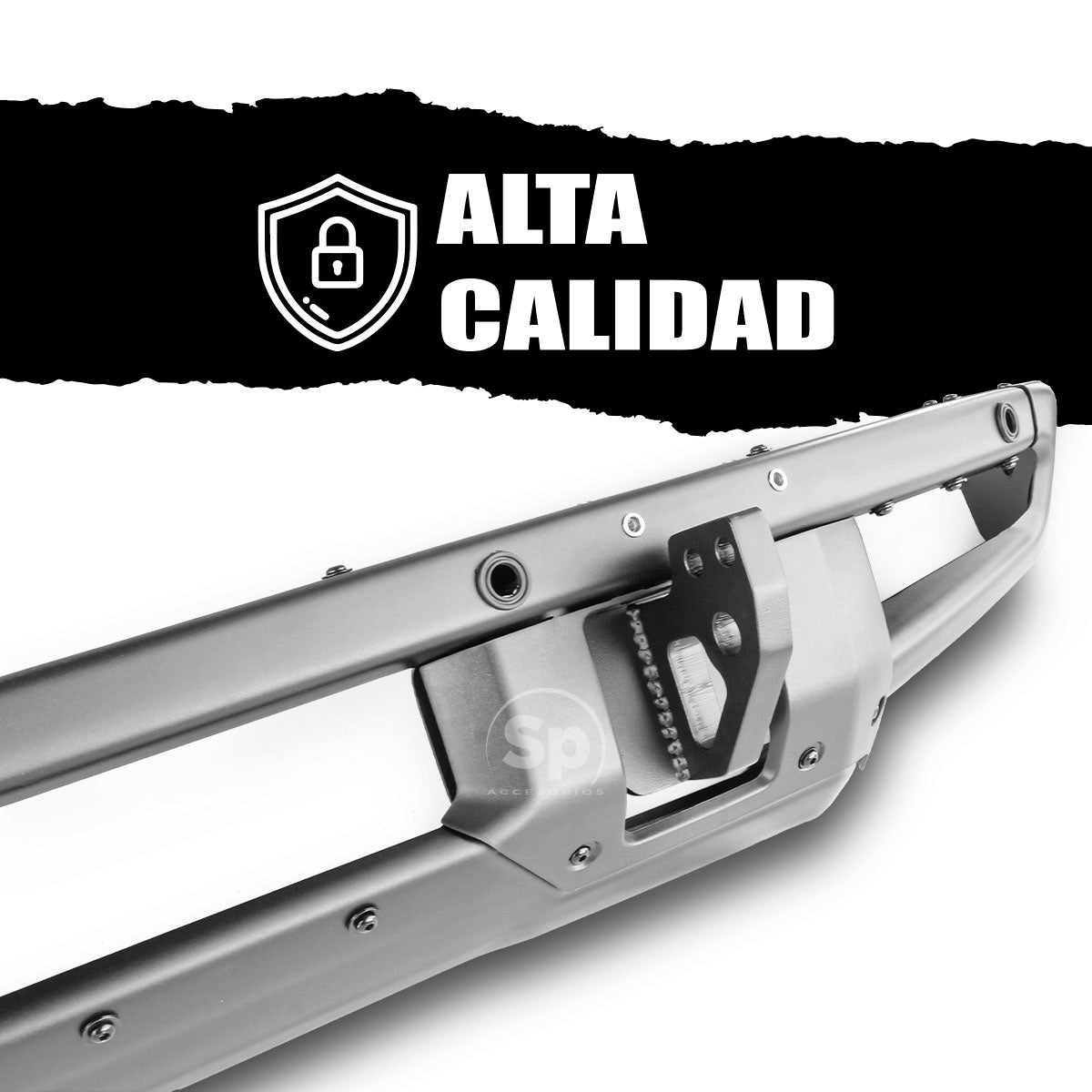 DEFENSA DELANTERA ACERO PARA FORD BRONCO 2021 A 2023+