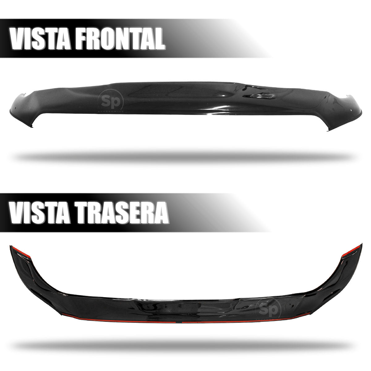 DEFLECTOR BOTA AGUAS DELANTERO PARA NISSAN NP300 FRONTIER 2021+