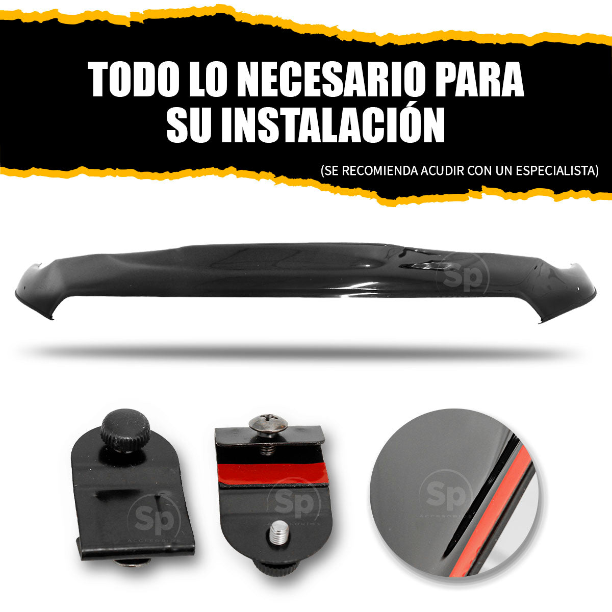 DEFLECTOR BOTA AGUAS DELANTERO PARA NISSAN NP300 FRONTIER 2021+