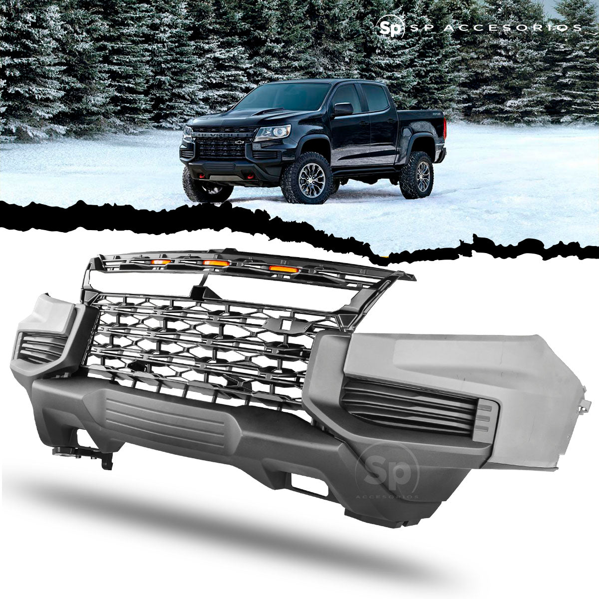 BODY KIT CONVERSIÓN PARA CHEVROLET COLORADO 2016 - 2020 A NUEVA LINEA 2023