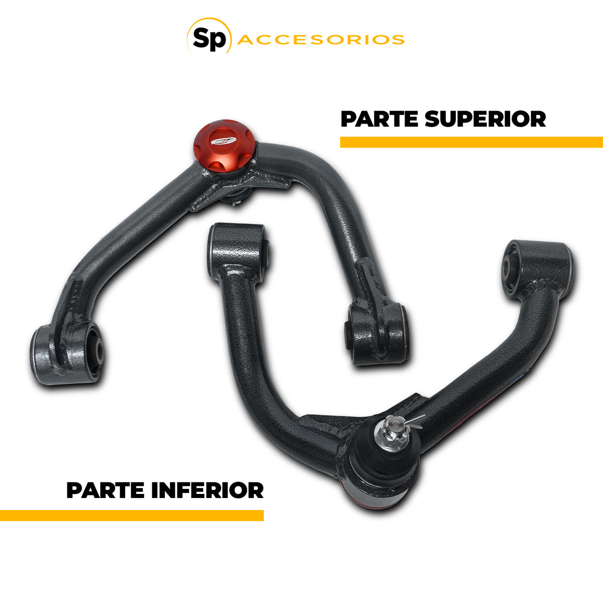 PAR DE HORQUILLAS SUPERIOR AJUSTABLE OPTION/ NISSAN NP300 FRONTIER 2016-2026 4 y 6 cilindros
