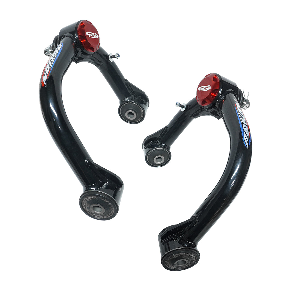 PAR DE HORQUILLAS SUPERIORES AJUSTABLES NEGRAS-OPTION/ TOYOTA TACOMA 2005-2023