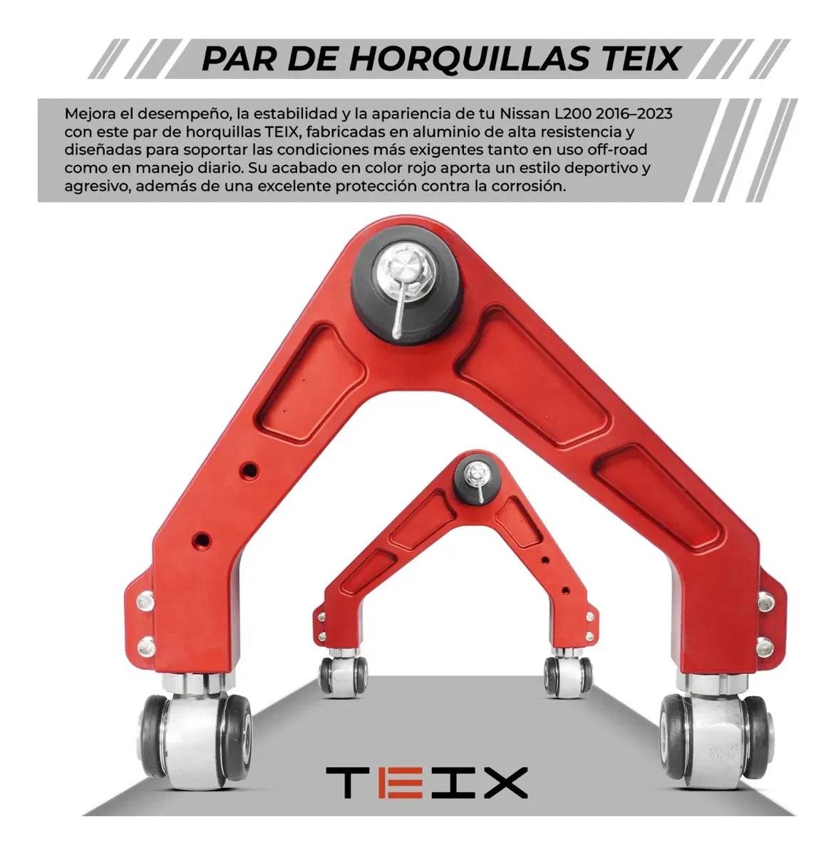 Horquillas Control Teix Rojas Suspensión L200 2024+
