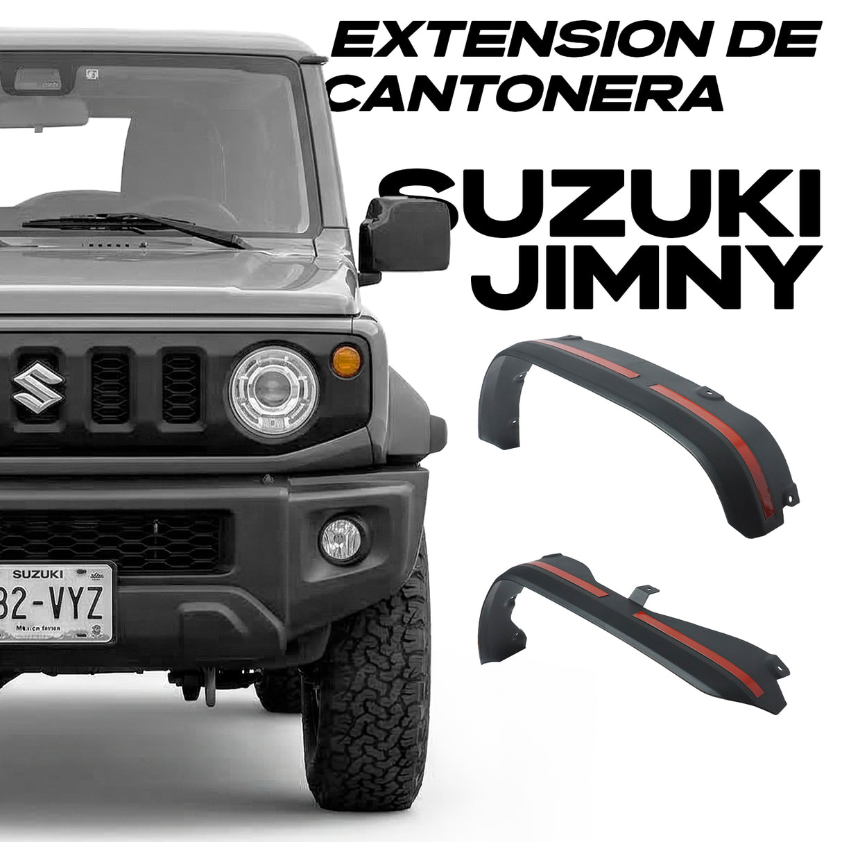 EXTENSION DE CANTONERA SUZUKI JIMNY 3 PUERTAS 2019+