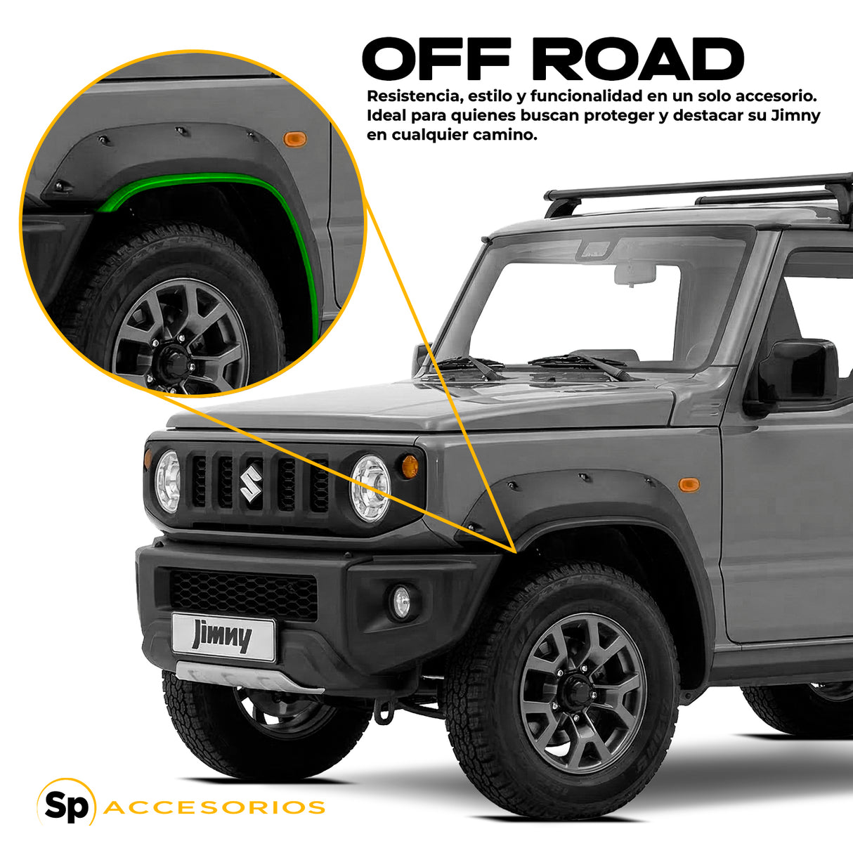 EXTENSION DE CANTONERA SUZUKI JIMNY 5 PUERTAS 2019+