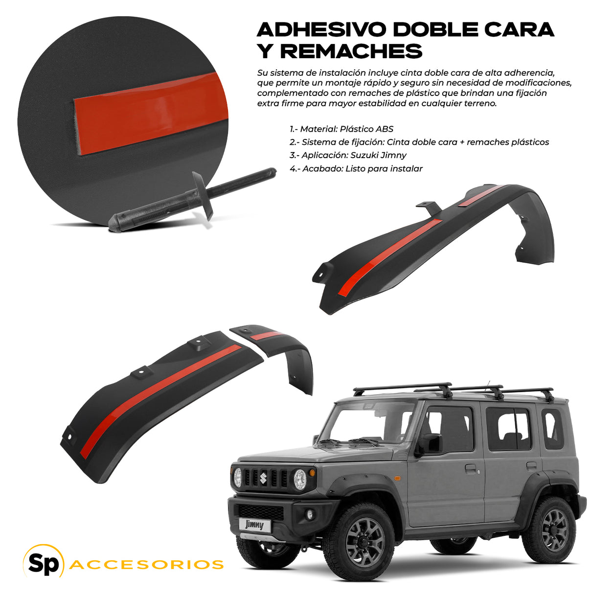 EXTENSION DE CANTONERA SUZUKI JIMNY 5 PUERTAS 2019+