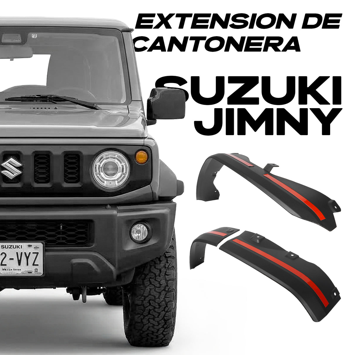 EXTENSION DE CANTONERA SUZUKI JIMNY 5 PUERTAS 2019+