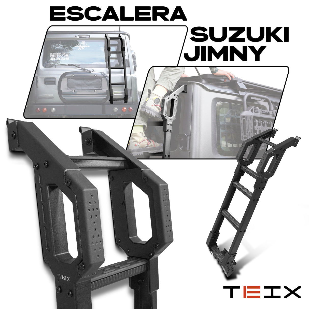 ESCALERA PARA SUZUKI JIMNY 3 Y 5 PUERTAS TEIX 2019+