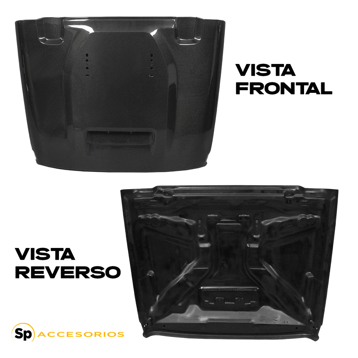 COFRE FIBRA CARBONO PARA JEEP JL 2018/2026