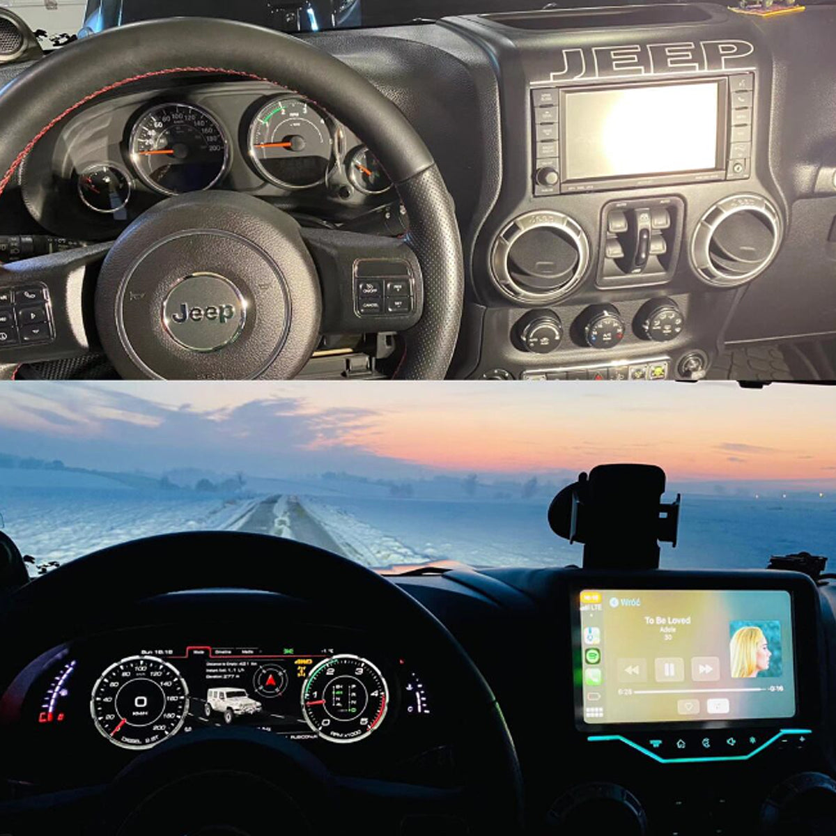 CAROBOTOR K1 RADIO MULTIMEDIA + CAMARA PARA JEEP WRANGLER JK 2011 - 2018